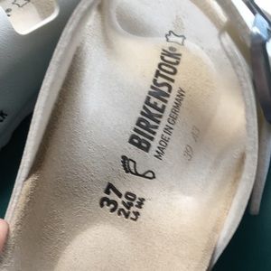 White Birkenstock
